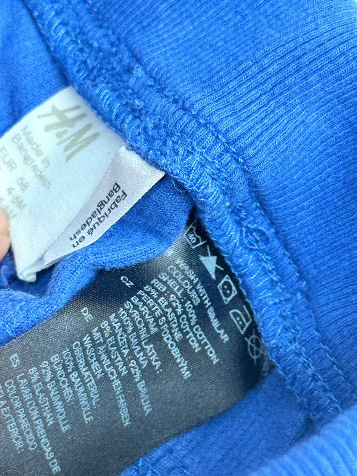 H&M Blue Corduroy Pants 6-9M