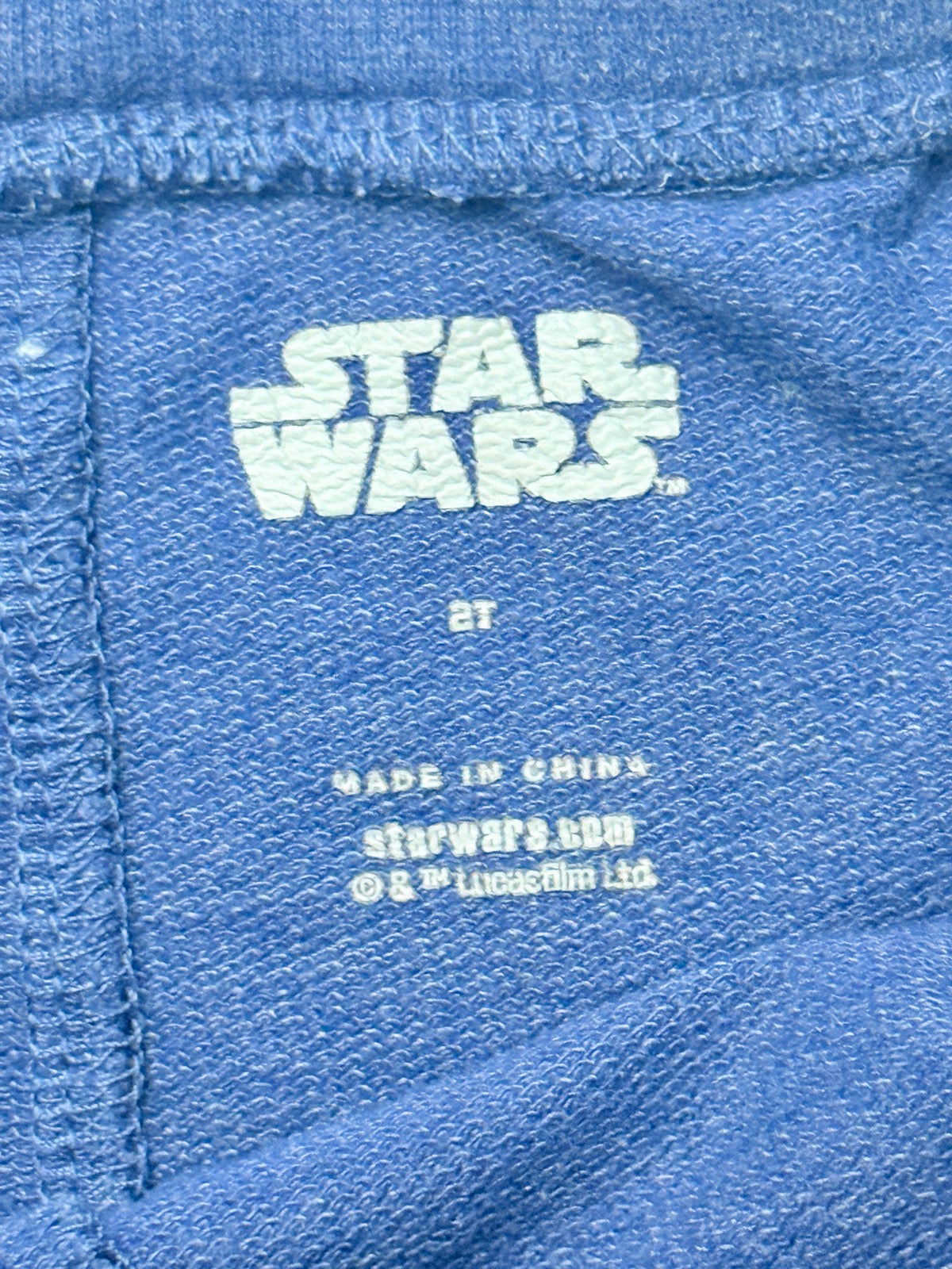Star Wars Blue Striped Shorts 2T
