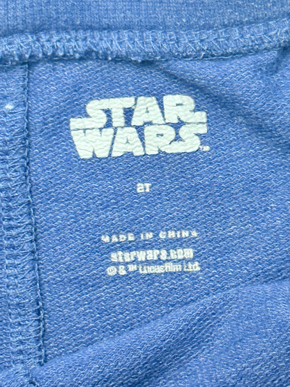 Star Wars Blue Striped Shorts 2T