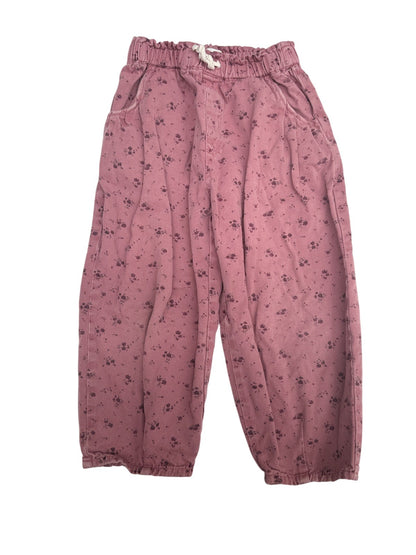 Zara Floral Pink Joggers Size 4-5Y