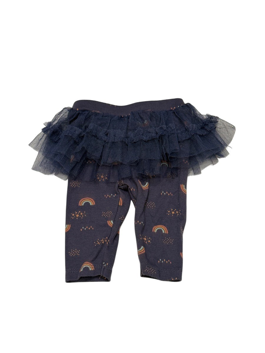 PL Baby Navy Rainbow Tutu Leggings 3M