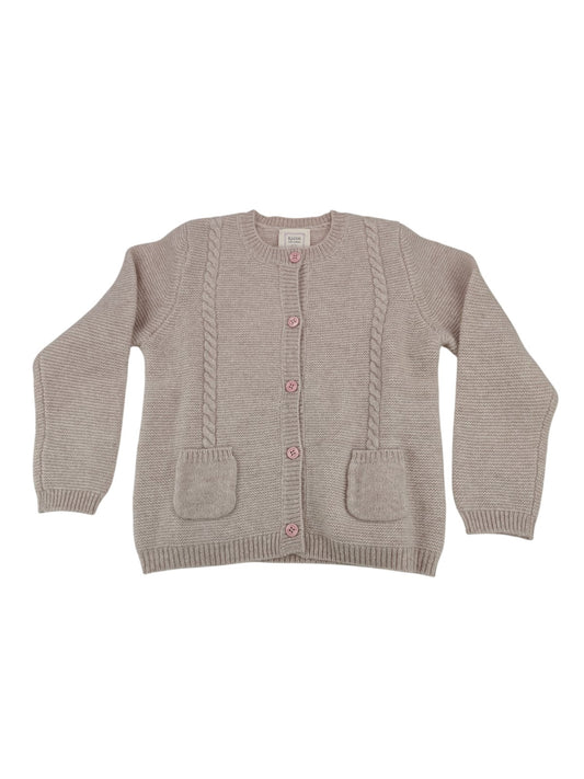 Kaede Cashmere Cable Knit Cardigan 5-6Y
