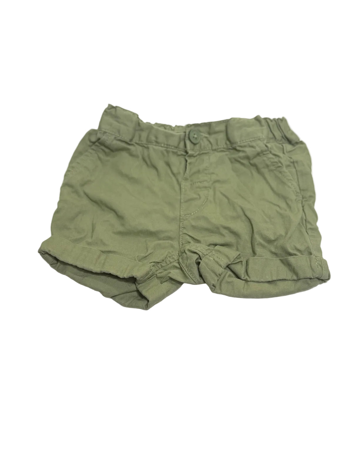 H&M Olive Green Shorts 4-6M