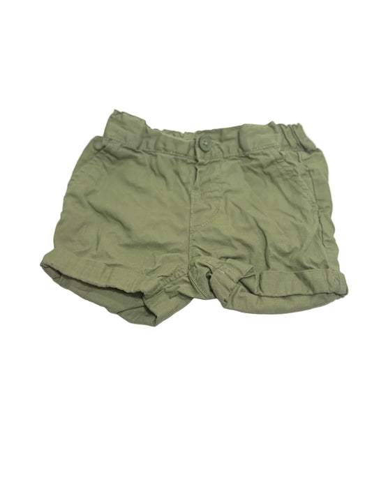 H&M Olive Green Shorts 4-6M