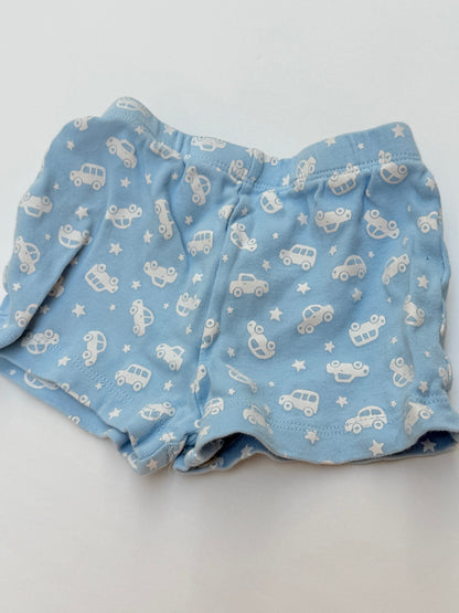 Car Print Shorts Size 6M