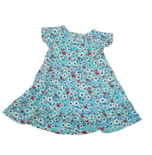 Golf Baby Teal Floral Dress 18-24m