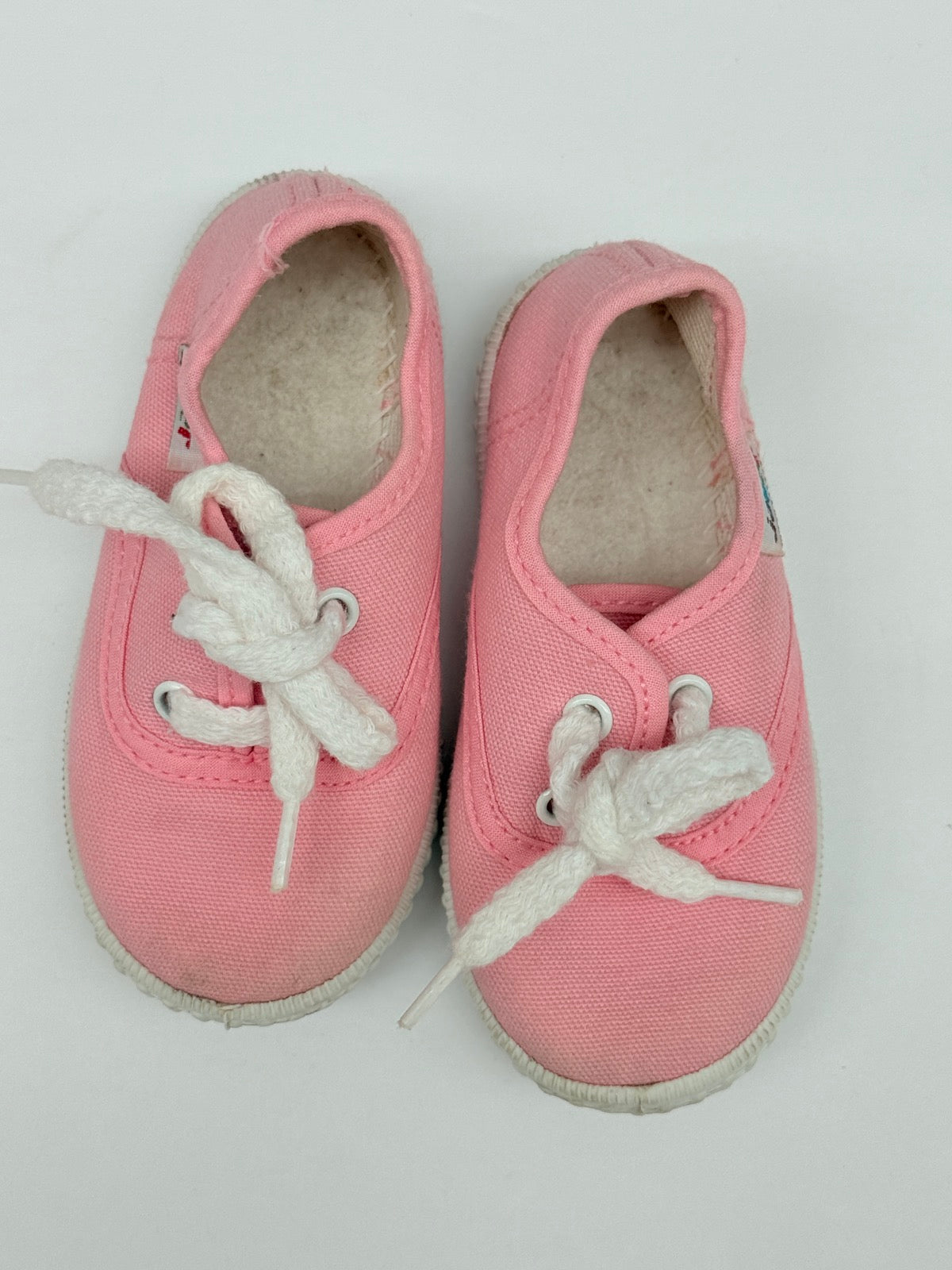 Javer Pink Canvas Sneakers Size 22