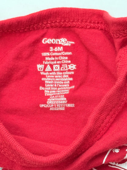George Baby Love Bites Dino Bodysuit 3-6M