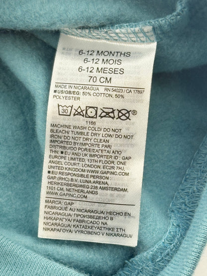 baby Gap Bluey Teal Sweatshirt 6-12M