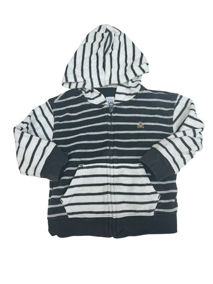 Baby Gap Striped Zip Hoodie 18-24M