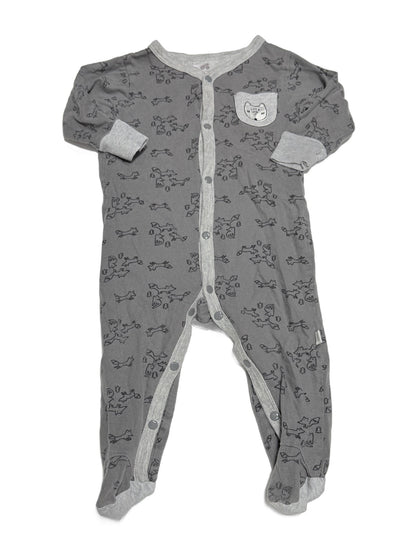 Just Born Organic Fox Footed Sleeper 3-6M