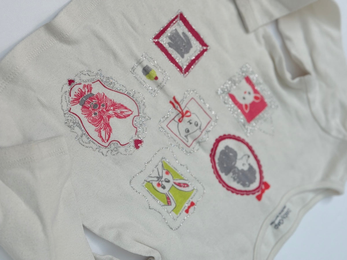 Baby Gap Animal Portrait Long Sleeve Top 2T
