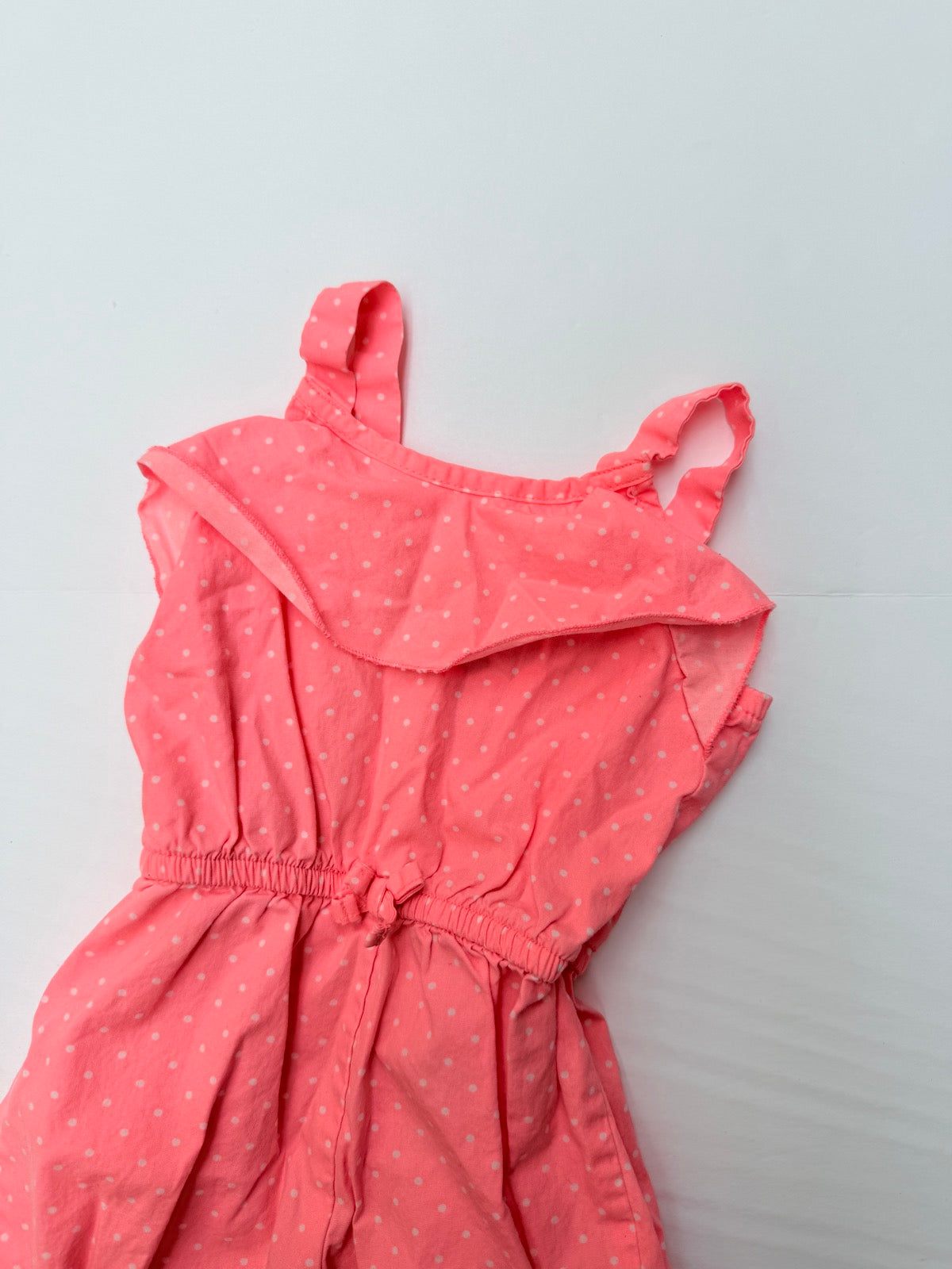 George Pink Polka Dot Romper 6-12M