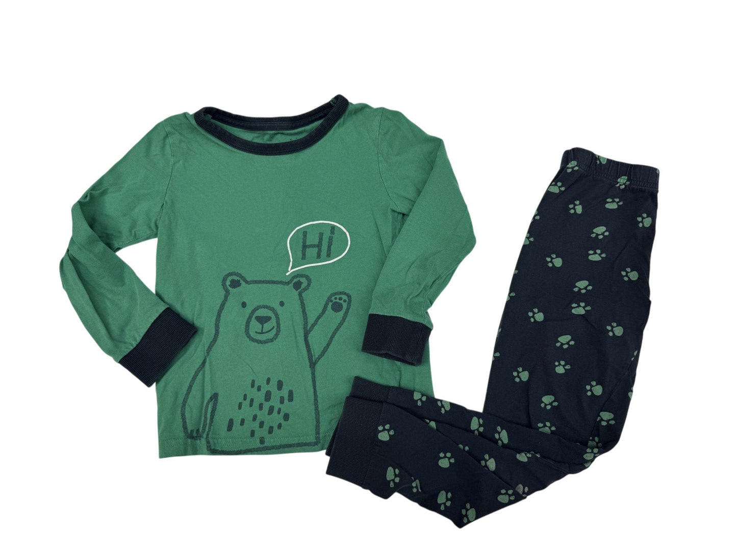 Mothercare Bear Hi Pajama Set 6-7y