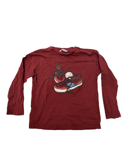 Mayoral Sneaker Graphic Long Sleeve T-Shirt Size 6