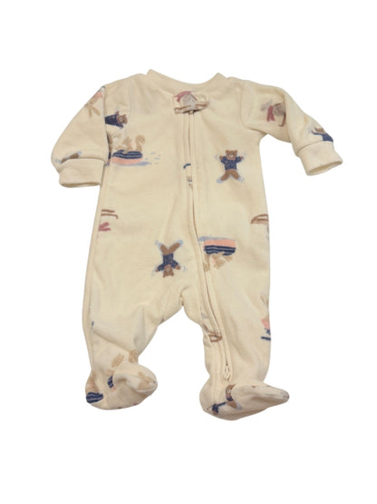 Carter's Bear Print Fleece Sleeper Newborn