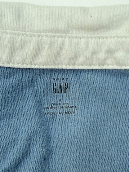 Baby Gap Blue Rugby Polo Shirt 4T