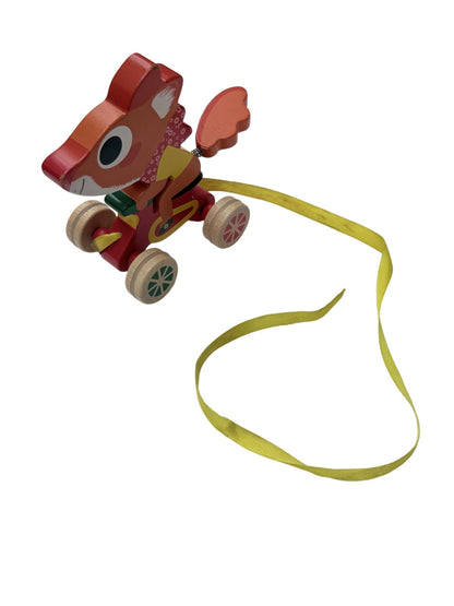 Hape Wooden Pull Along Squirrel Toy