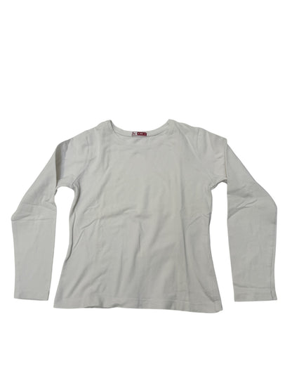 DPAM White Long Sleeve T-Shirt Size 8
