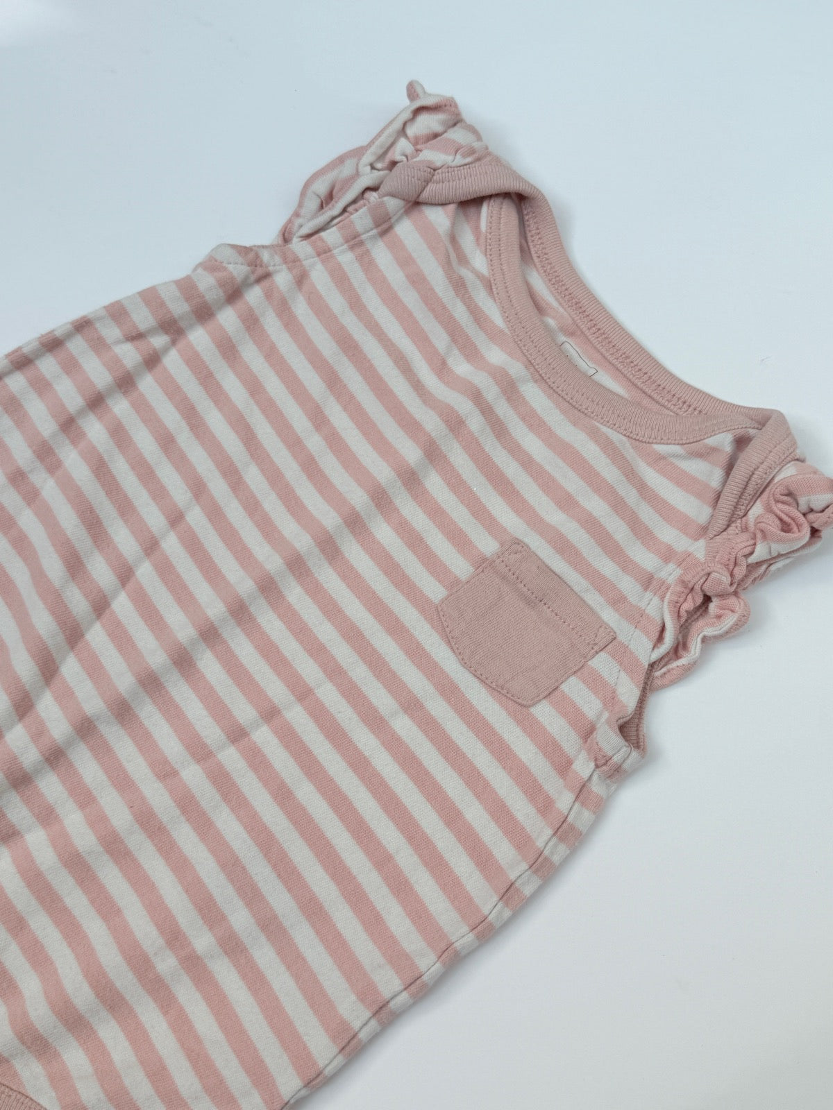 Baby Gap Pink Stripe Bodysuit 6-12m