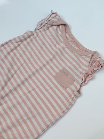 Baby Gap Pink Stripe Bodysuit 6-12m