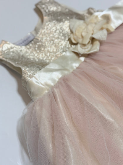 Blueberi Boulevard Sequin Tulle Party Dress 24M