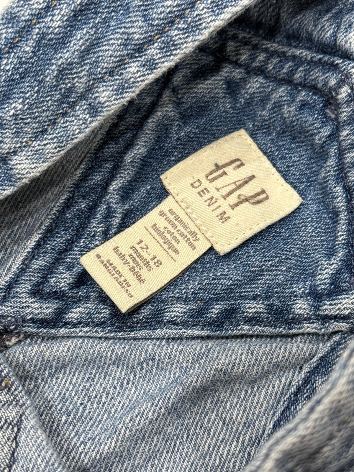 Gap Denim Overalls 12-18m