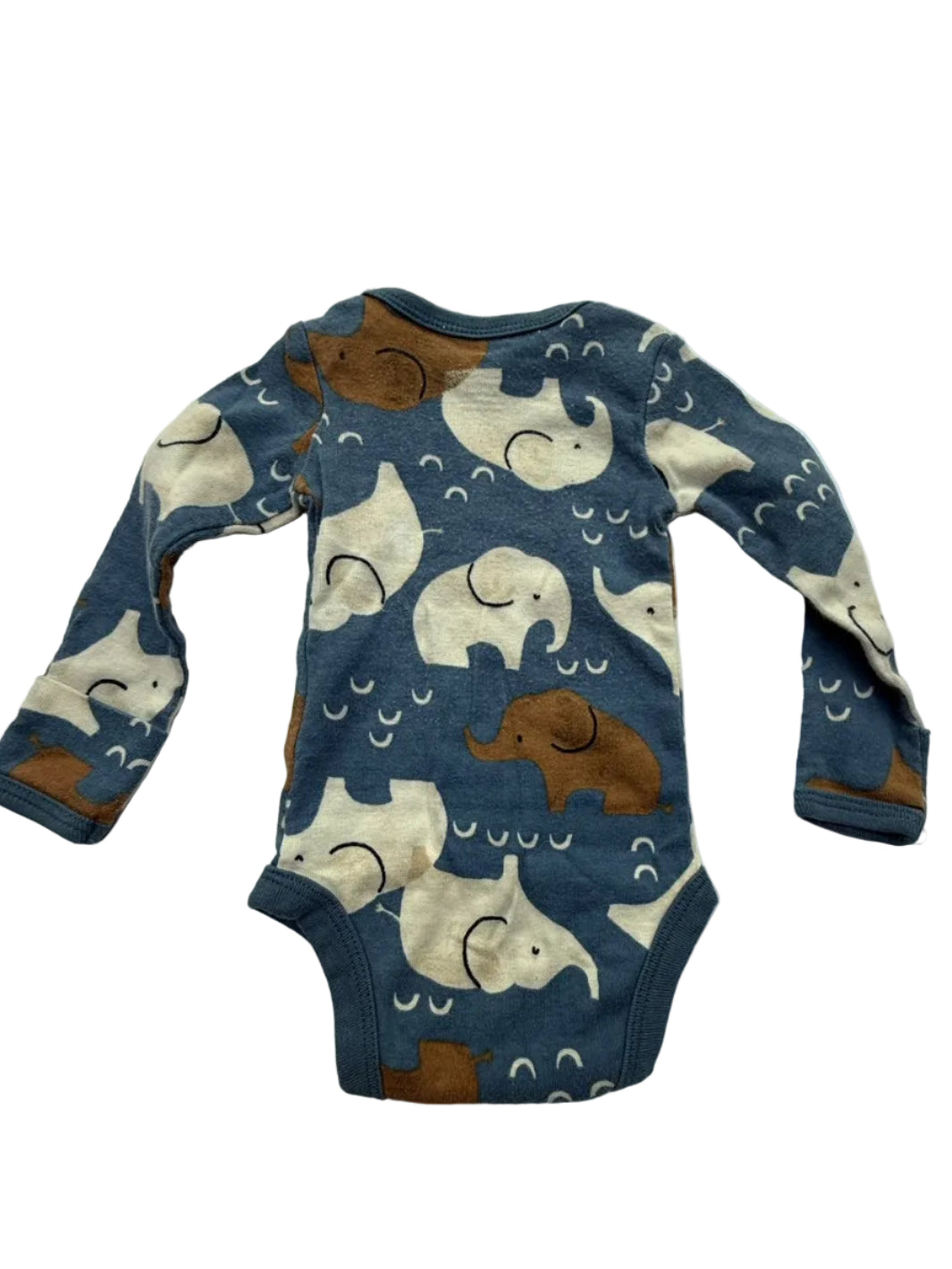 Carter's Elephant Print Bodysuit Newborn