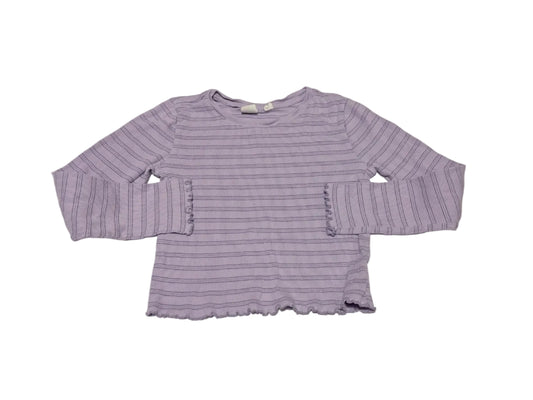 Gap Kids Lavender Striped Top M 8-9