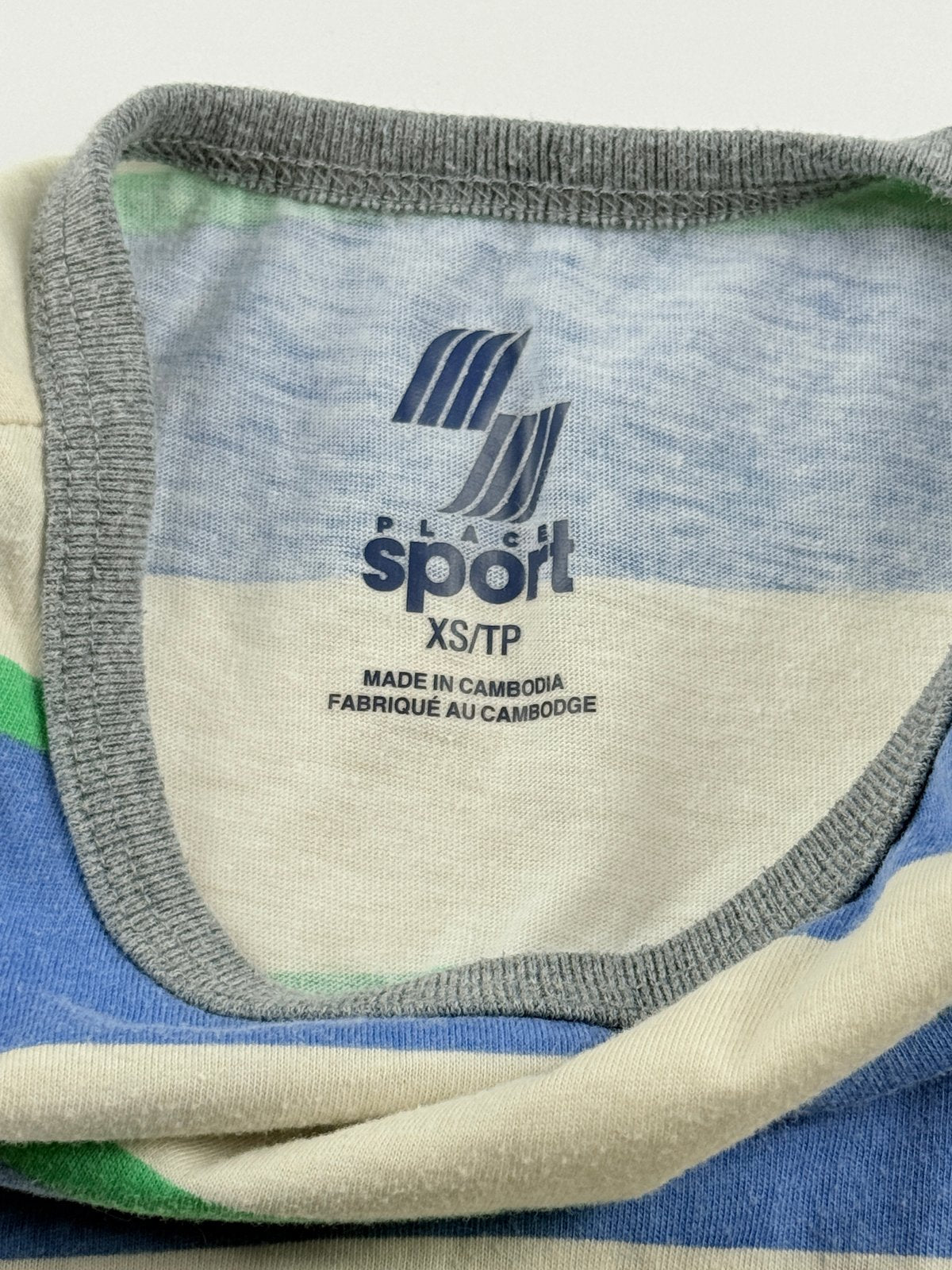 Place Sport Striped Tank XS/TP