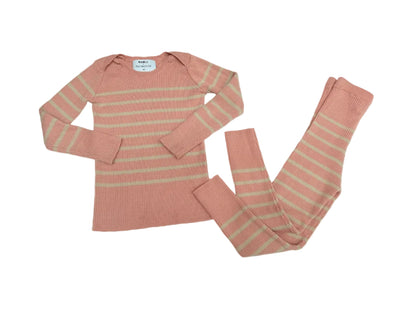 Mabli x Fairechild Striped Merino Wool Sweater Set 4Y