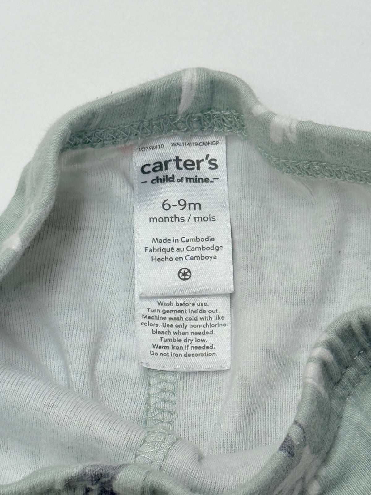 Carter's Child of Mine Floral Leggings 6-9M