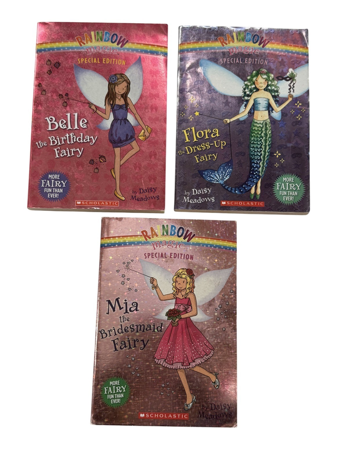 Daisy Meadows Rainbow Magic 3-Book Bundle