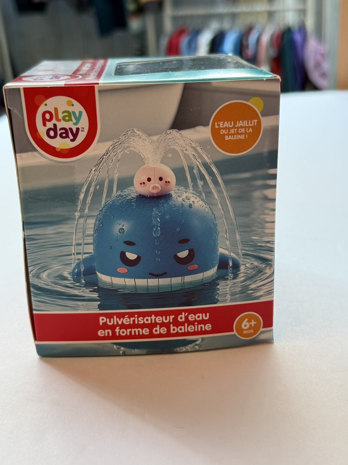 Play Day Whale Water Sprayer Bath Toy