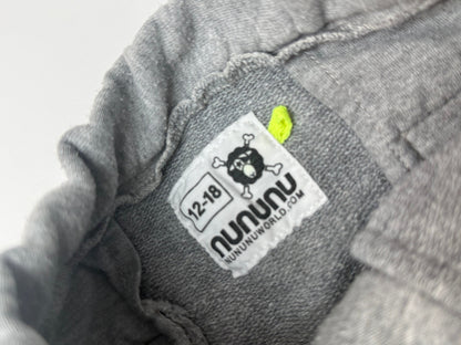 Nununu Gray Joggers 12-18M