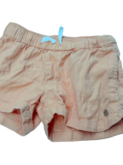 Roxy Girl Peach Elastic Waist Shorts Size 8