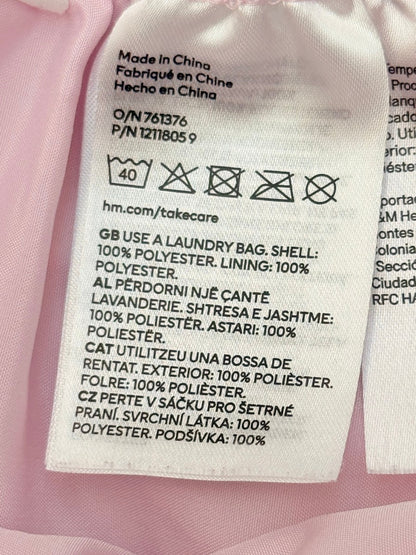H&M Pink Glitter Tulle Ruffle Skirt 2-4Y