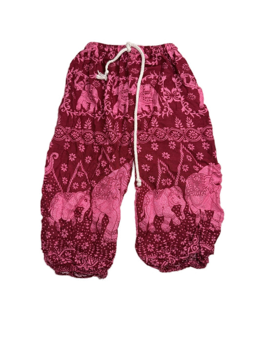 Elephant Print Harem Pants 3Y