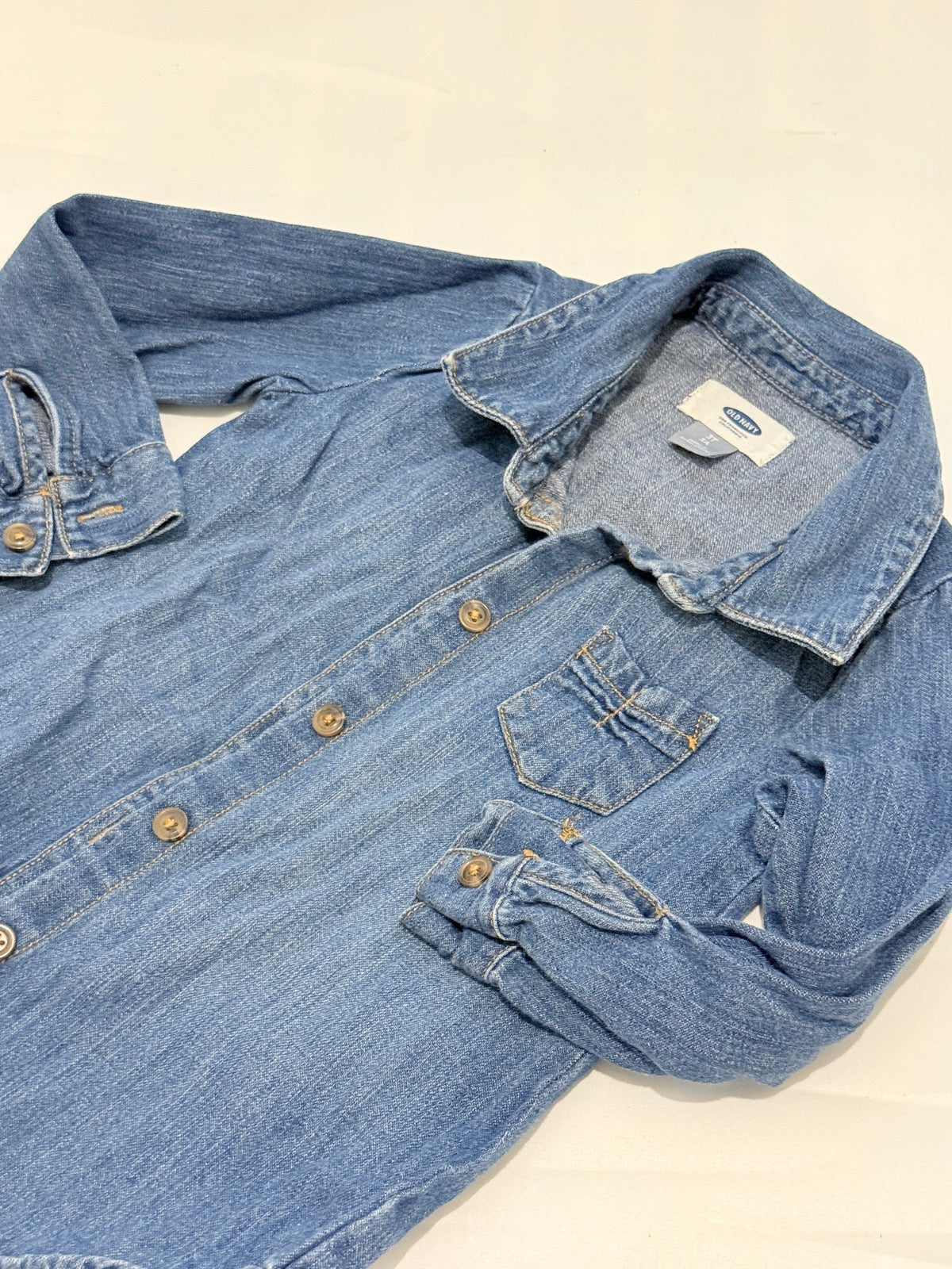 Old Navy Denim Button-Up Shirt 3T