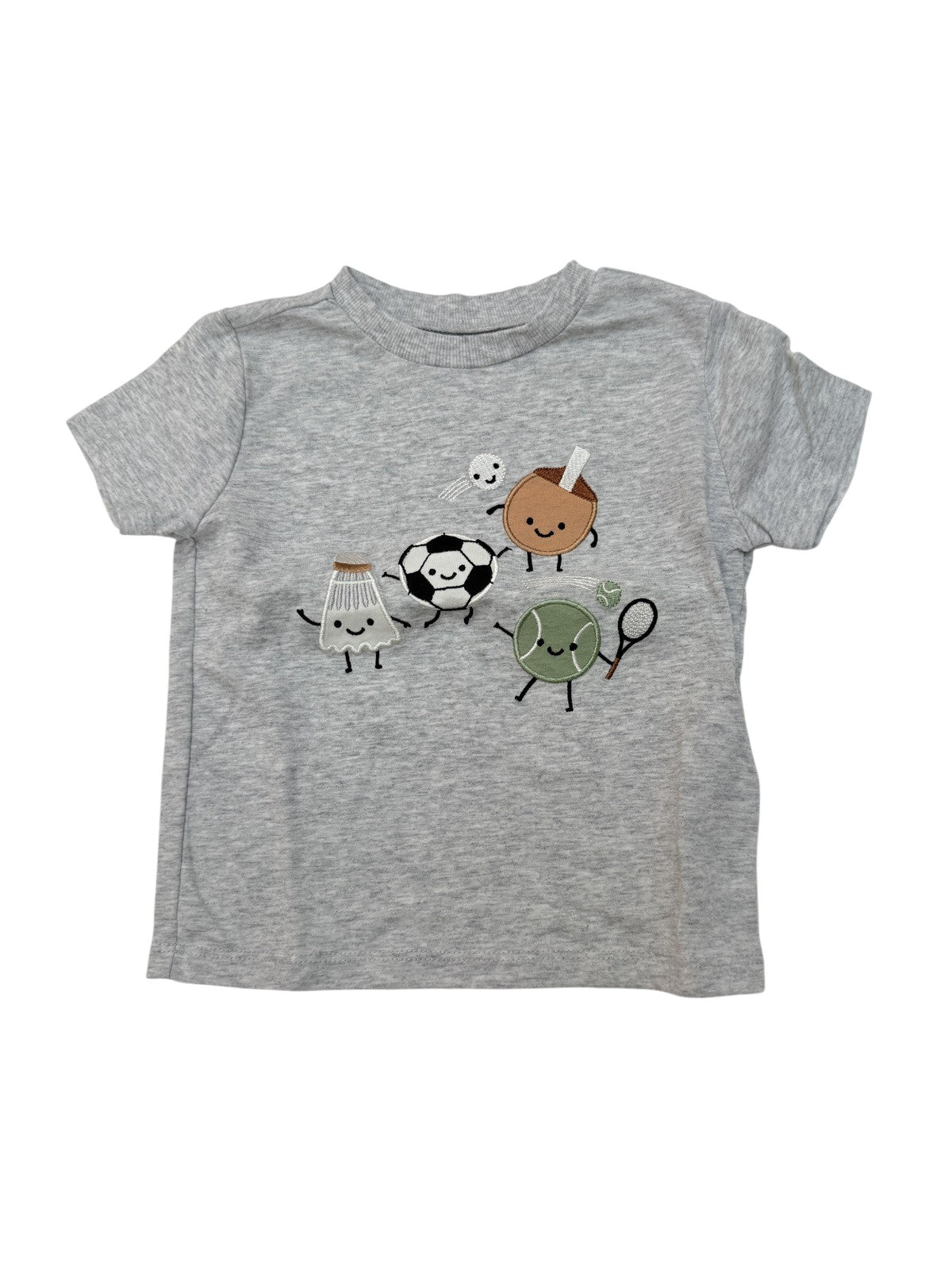 Pekkle Sports Characters Embroidered T-Shirt 24M