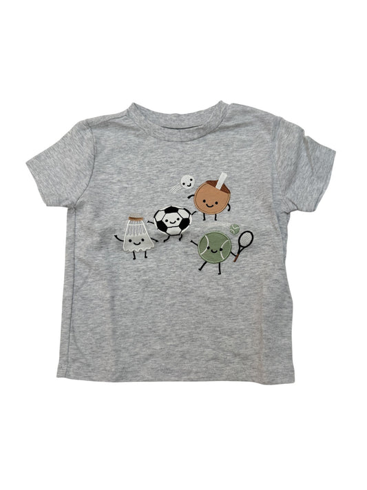 Pekkle Sports Characters Embroidered T-Shirt 24M