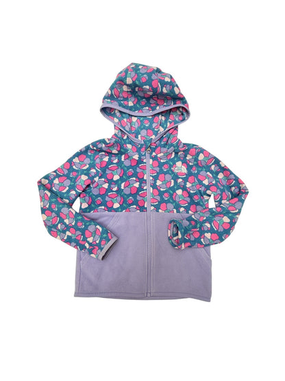 The North Face Floral Fleece Zip Hoodie 5T