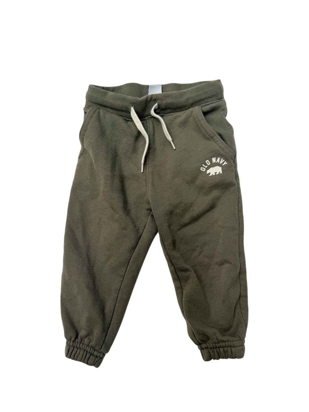 Old Navy Bear Logo Joggers 12-18M
