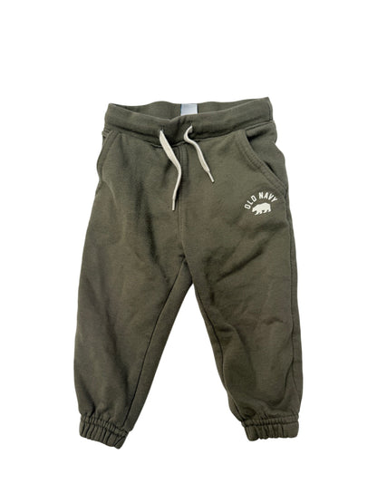 Old Navy Bear Logo Joggers 12-18M