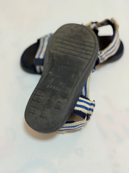 Zara Striped Sport Sandals Size 26