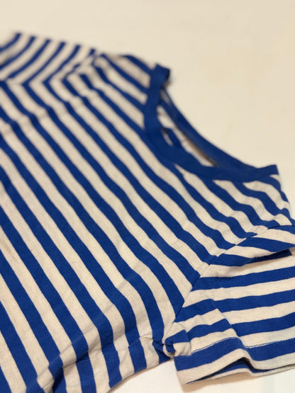 H&M Blue Striped T-Shirt 5T 6