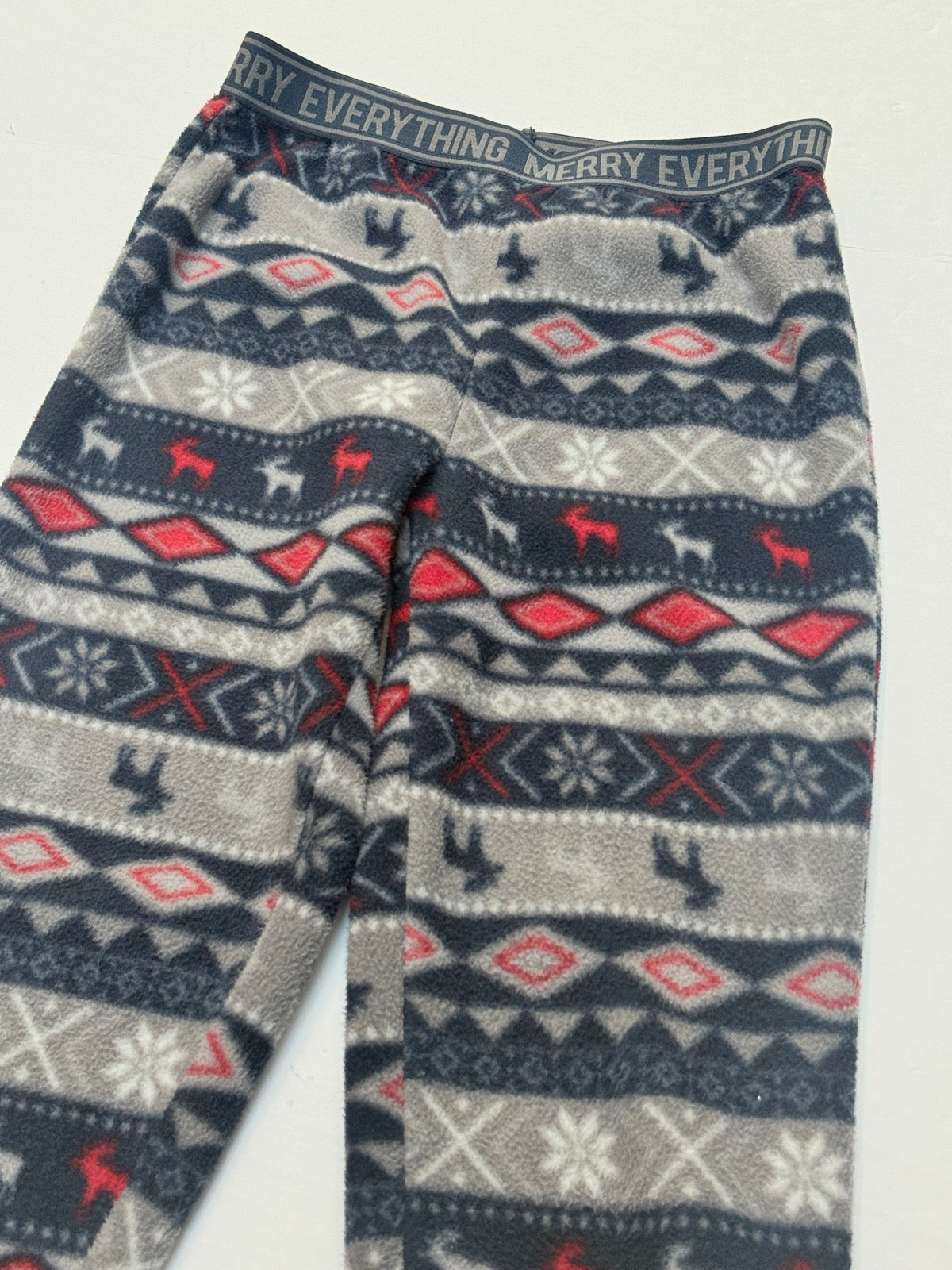 George Fair Isle Fleece Jogger Pants Size M (7-8) 7-8