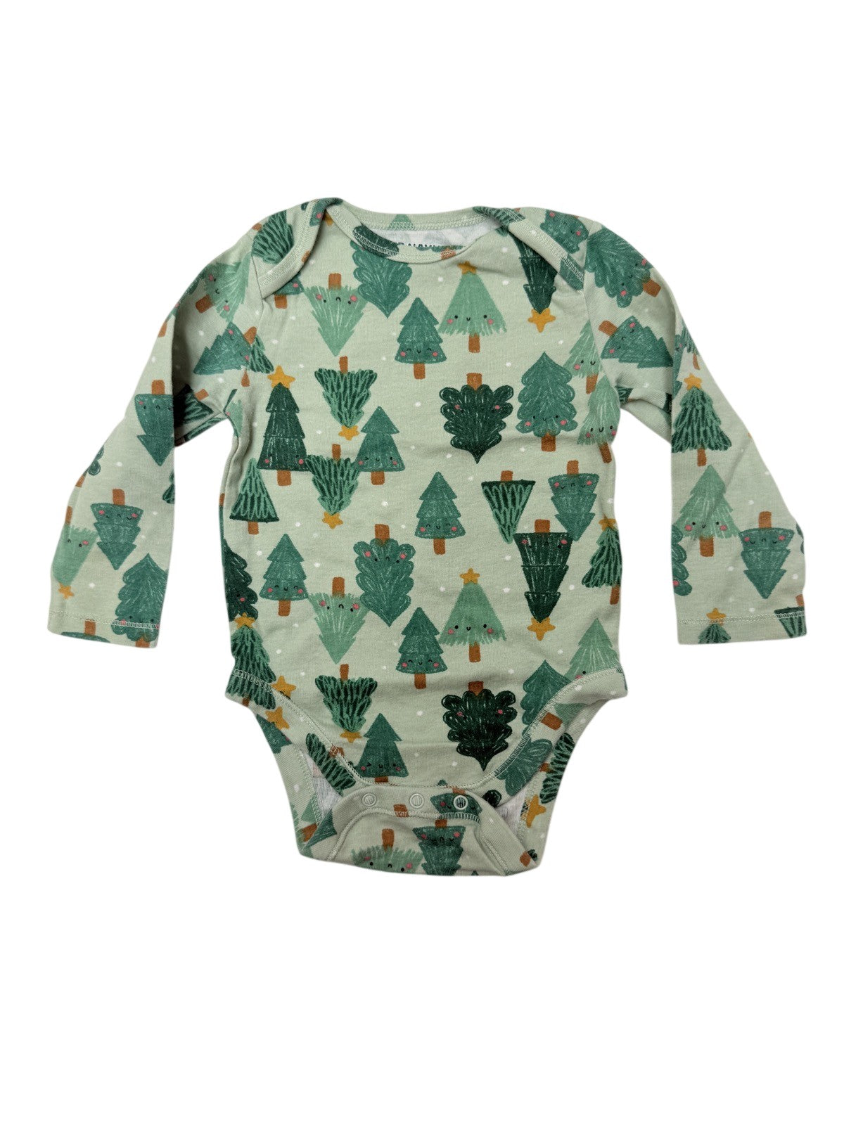 Old Navy Christmas Trees Bodysuit 12-18M