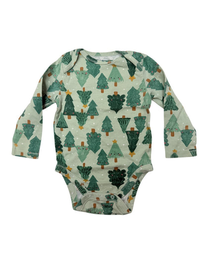Old Navy Christmas Trees Bodysuit 12-18M