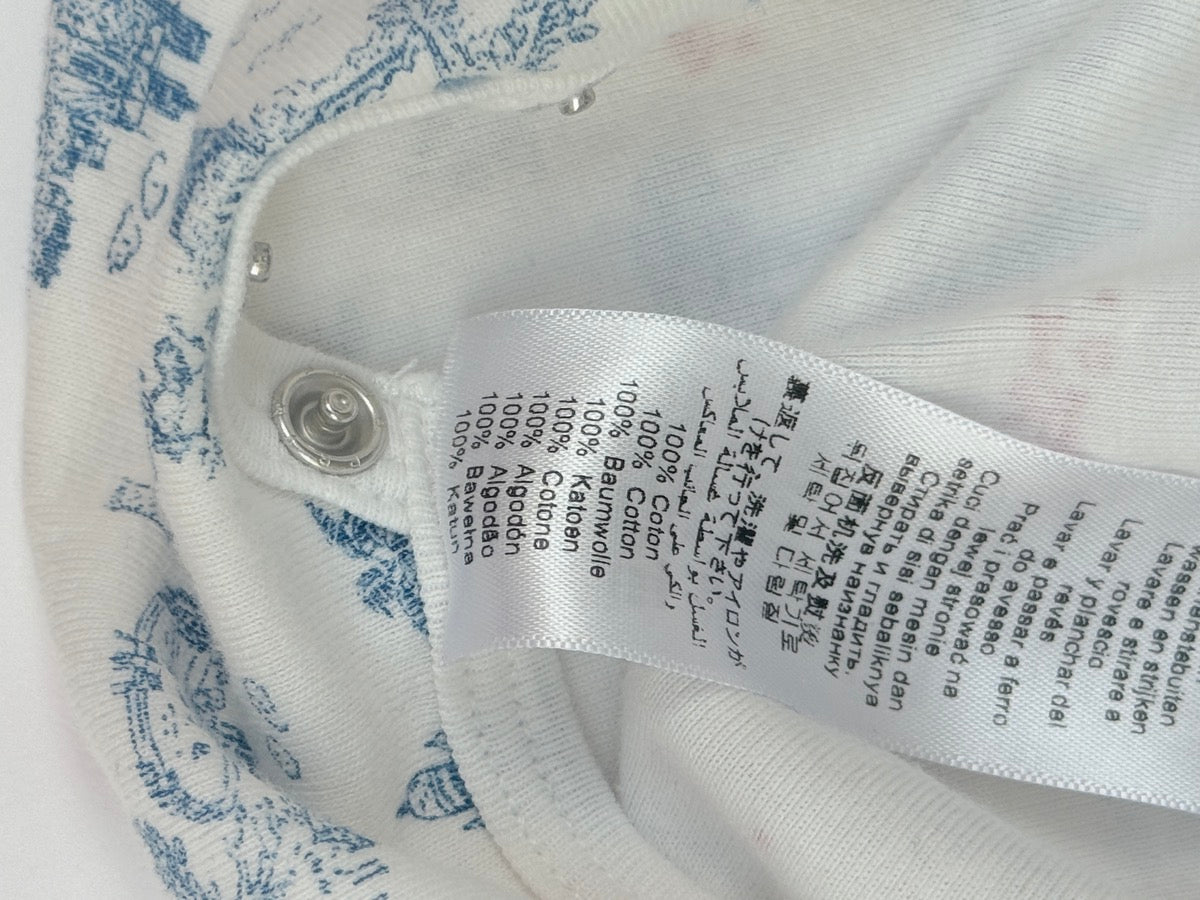 Petit Bateau Paris Print Romper 18M